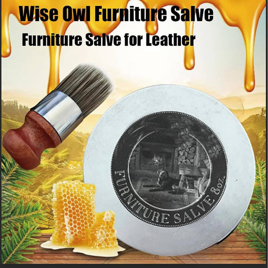 (🔥HOT SALE NOW) - Wise Owl Furniture Salve & Brush