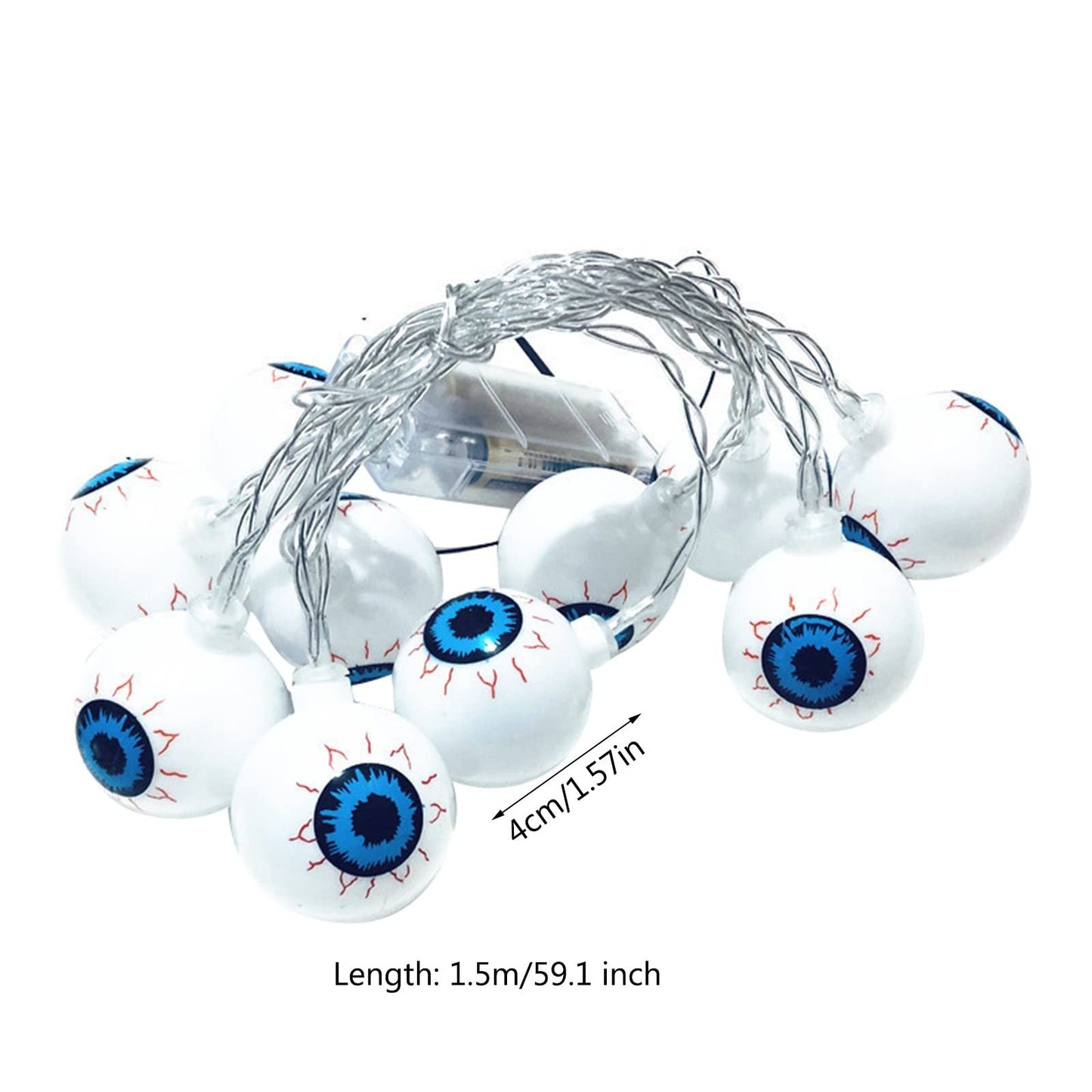 Halloween Ghost Eyeball Lights String Eyeballs