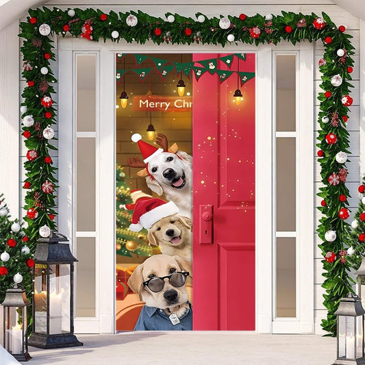 🎄30#🎄Santa's Christmas curtain
