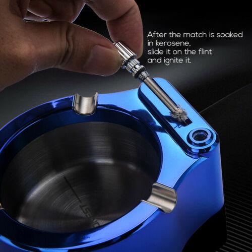Retro Metal Ashtray Ten Thousand Match Lighter
