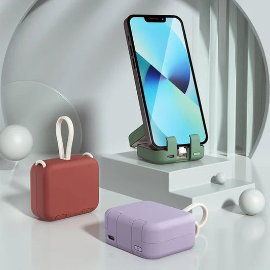 🎄 Christmas Sale 49% off ⚡Portable Wireless Charging Treasure Mobile Phone Holder - Buy 2 Free Shipping