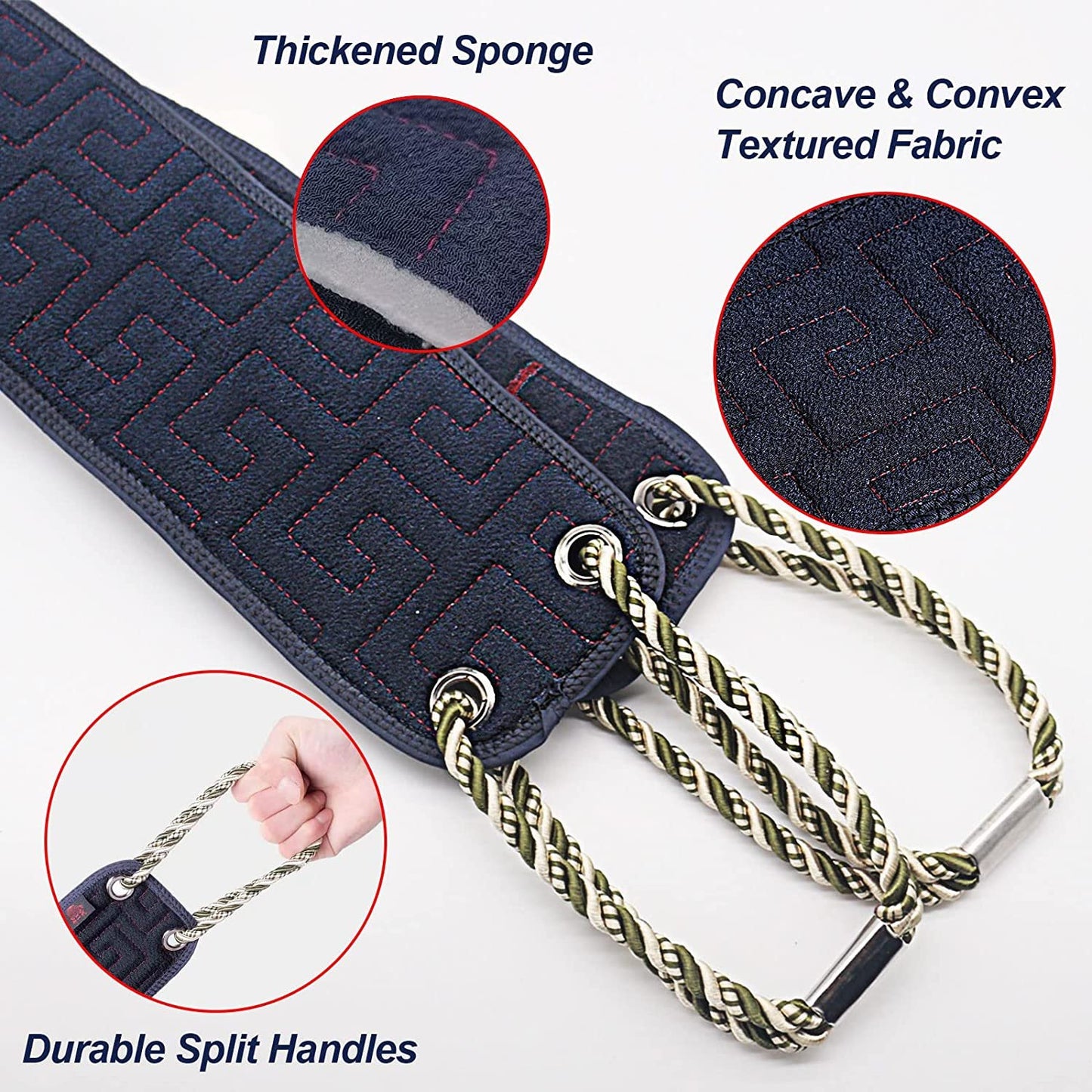 Pull Back Scarf Bath Scrubber for Body Massage
