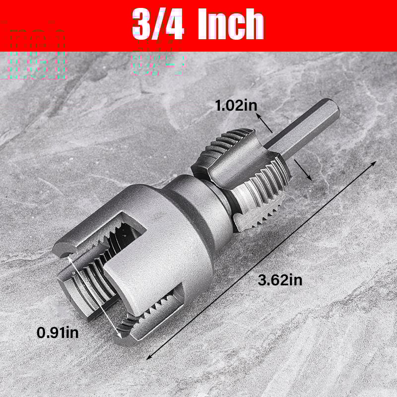 🎁2025 Hot Sale 49% OFF🔥-Electric Drill Compatible PVC Pipe Threader Kit