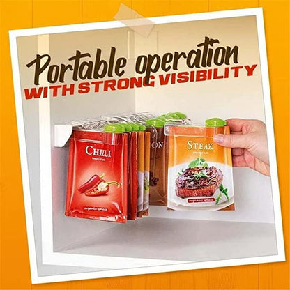 Wall-Mounted Spice Bag Holder