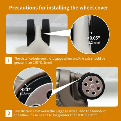 8 Pcs Luggage Compartment Wheel Protection Cover- Hot Sale🔥