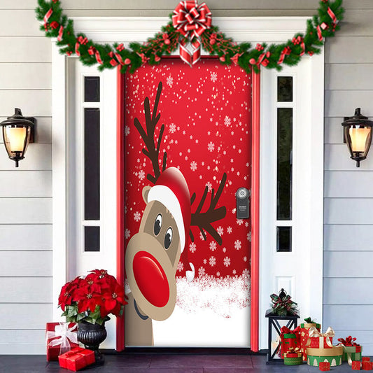 🎄19#🎄Santa's Christmas curtain