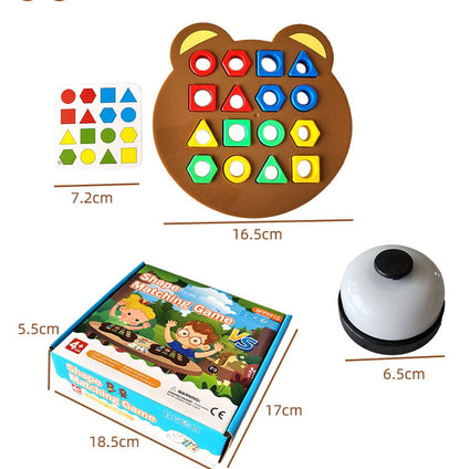 🔥 Clearance Sale 🔥 Shape Matching 2 Players Game