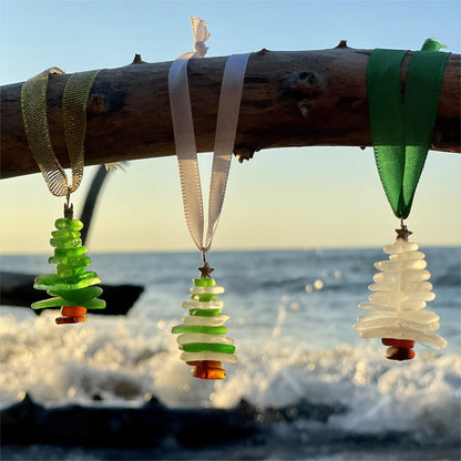 🔥LAST DAY 50% OFF - Lake Erie Sea Glass Christmas Tree Ornament