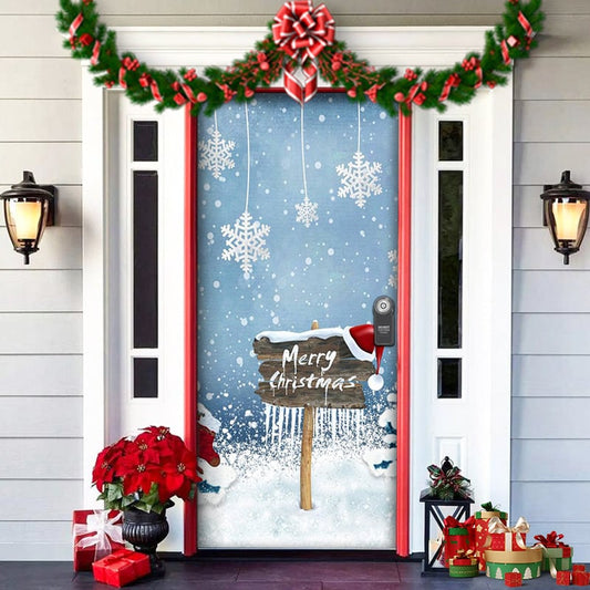 🎄4#🎄Santa's Christmas curtain