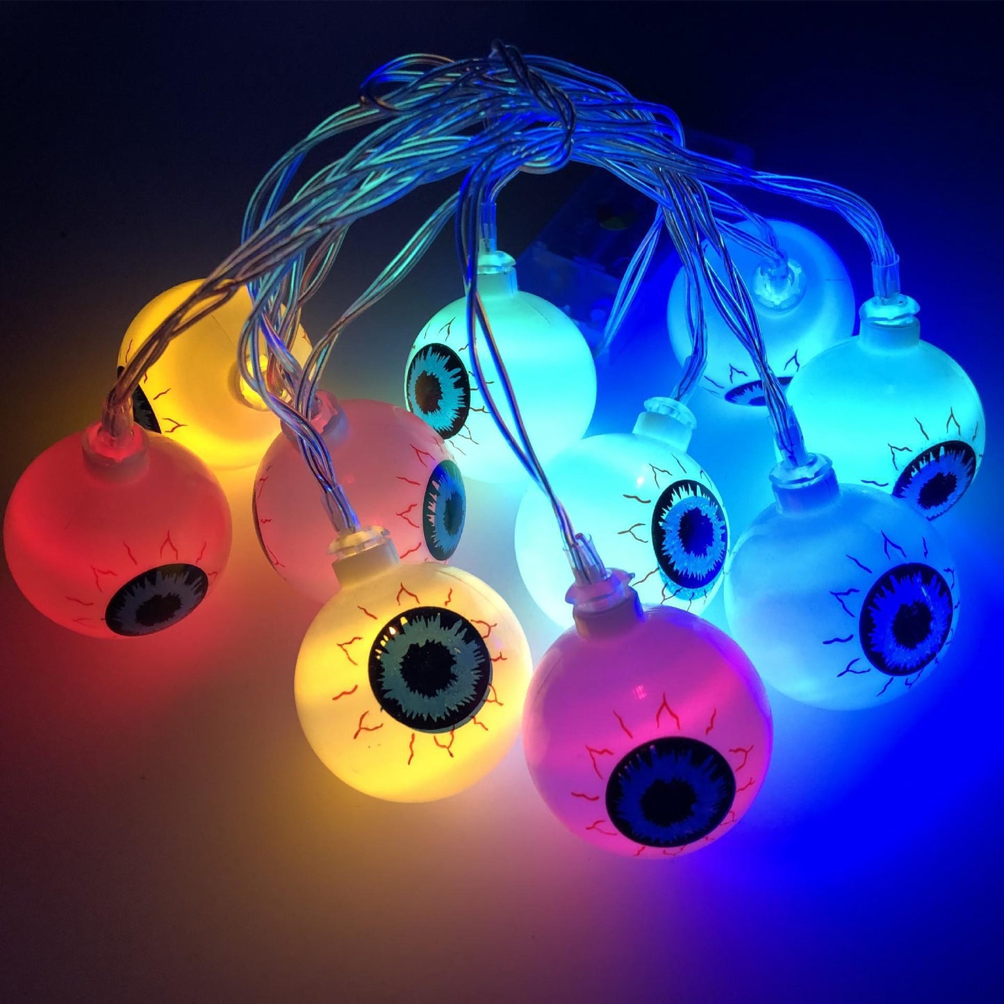Halloween Ghost Eyeball Lights String Eyeballs