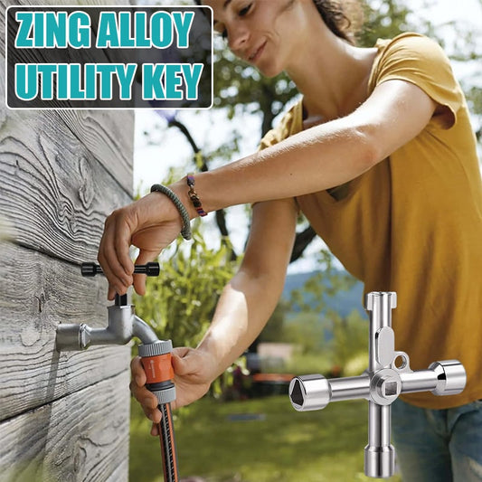 🎁2025 Hot Sale 49% OFF🔥- Zinc alloy tool key Multi-functional Water Key