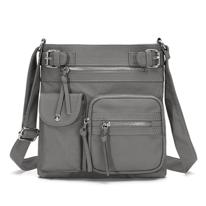 💥2025 HOT SALE- 40% off💥Multi-Pocket Crossbody Bag Soft Leather Shoulder Purse Bag