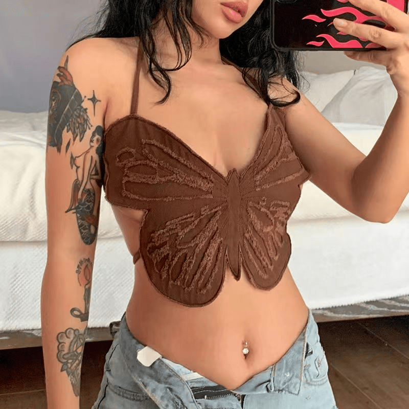 🔥Last Day 50% OFF🔥Butterfly Corset Short Vest