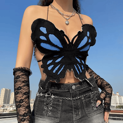 🔥Last Day 50% OFF🔥Butterfly Corset Short Vest