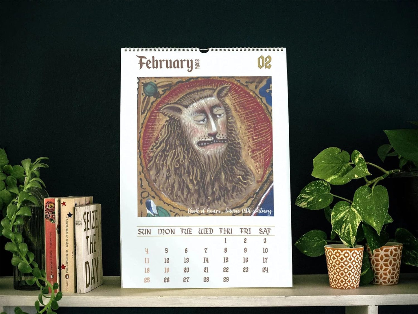 😍LAST DAY 50% OFF-Weird Medieval Lion Calendar 2025