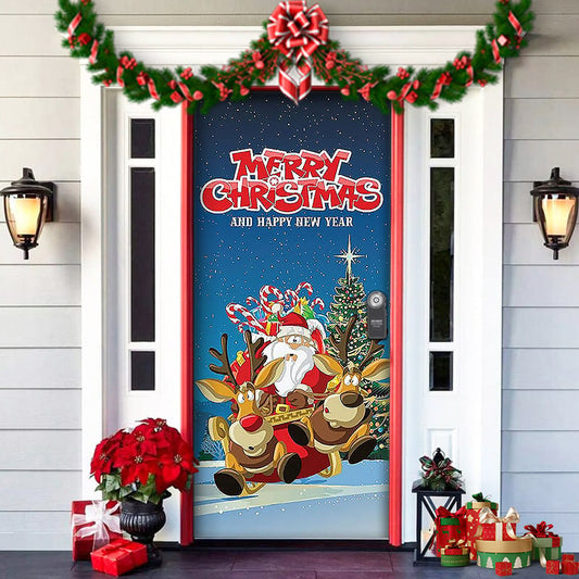 🎄20#🎄Santa's Christmas curtain