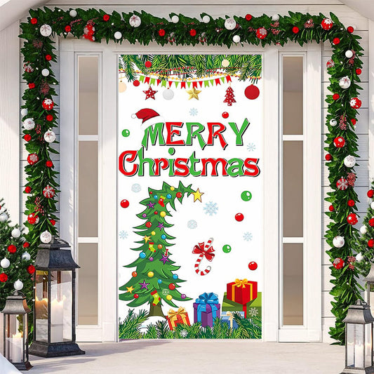 🎄2#🎄Santa's Christmas curtain