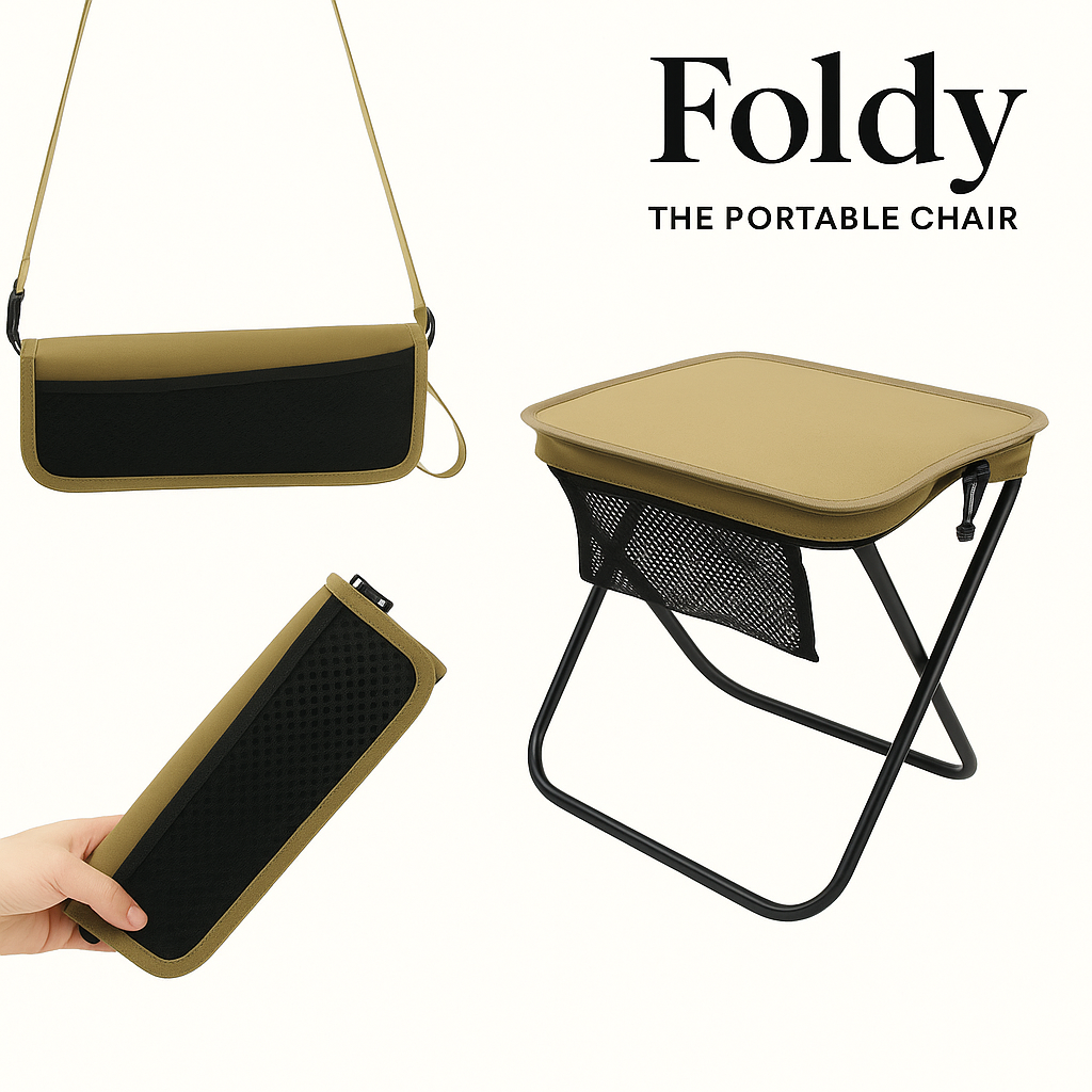 Foldable Backpack Stool Portable Folding Stool with Carry Bag Lightweight Mini Easy Carry Outdoor Chair for Travel for Travel